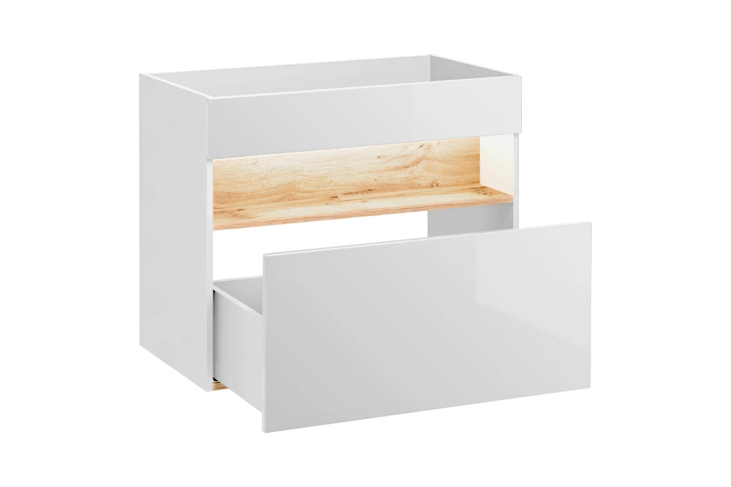 Mobile sottolavabo 80 cm 1 cassetto Bahama White 80 x 68 x 46 cm