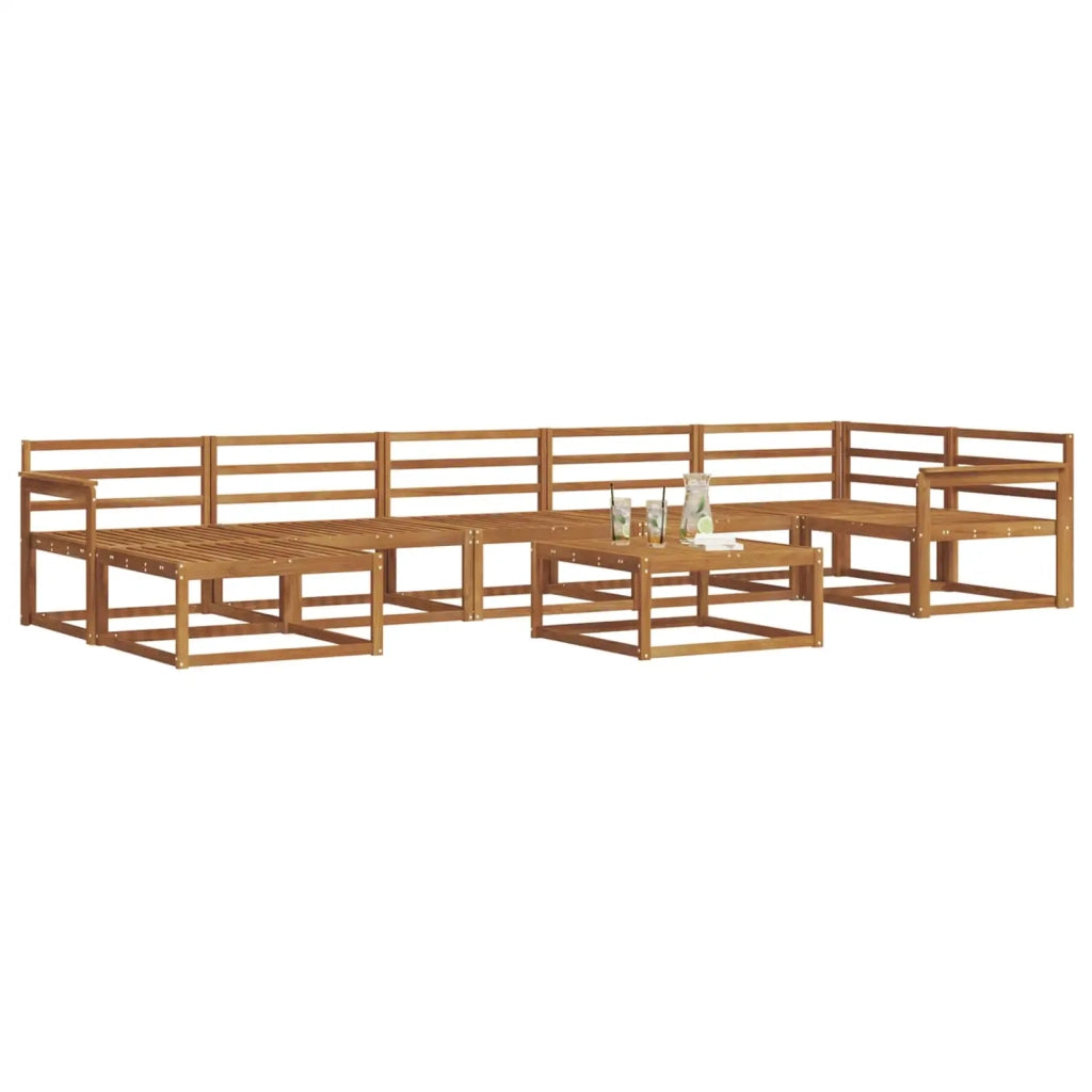 Set di divani da esterno 8 pcs Naturale 3367917