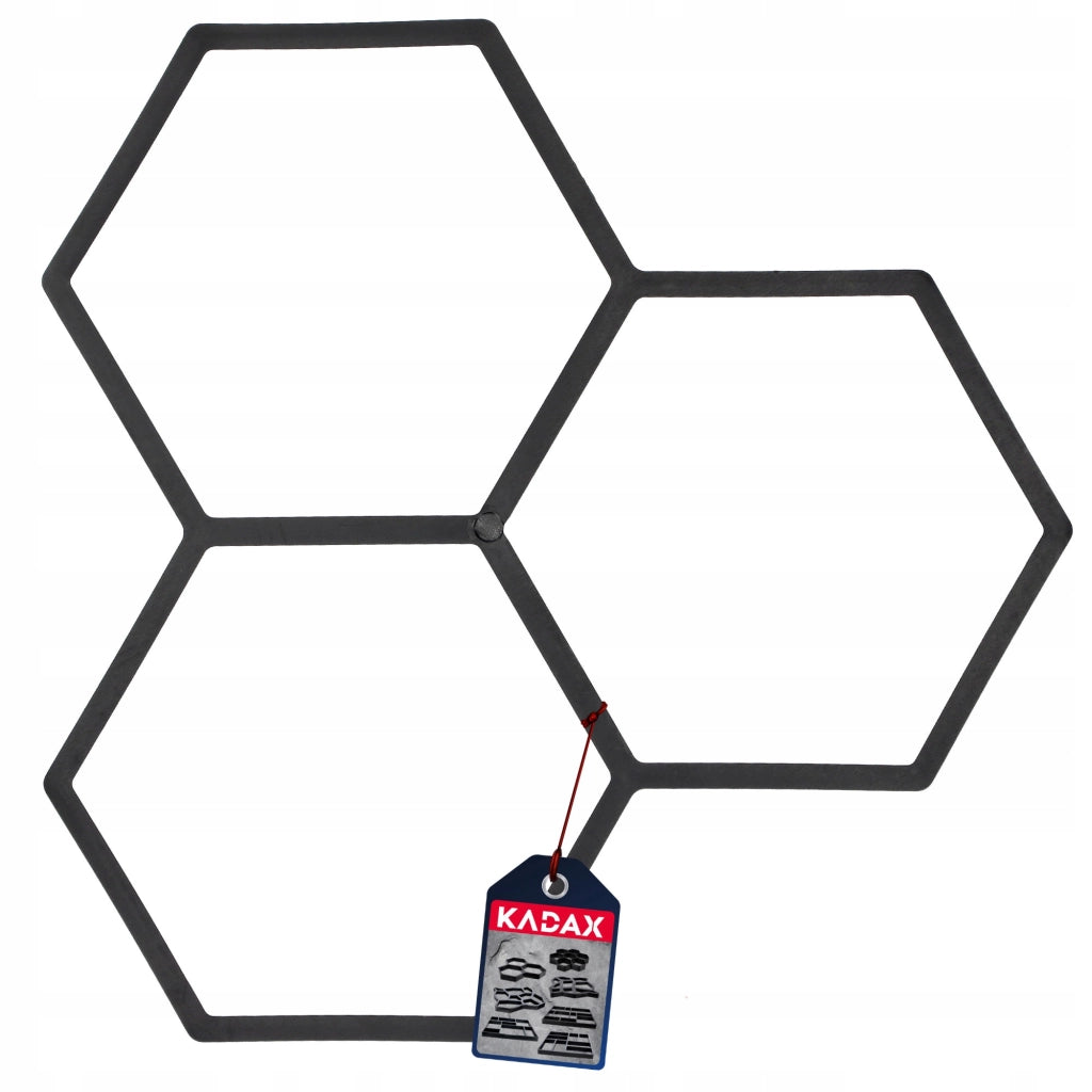 Stampo KADAX per pavimentazione, calcestruzzo, nido d'ape, matrice 36x36cm
