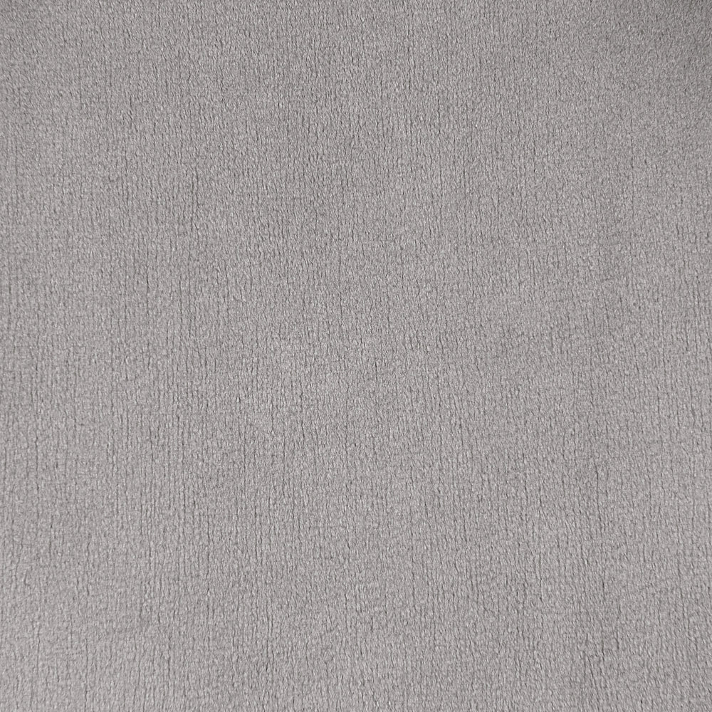 Set di 2 sedie da pranzo in velluto grigio gambe in acciaio Nero sedie moderne imbottite