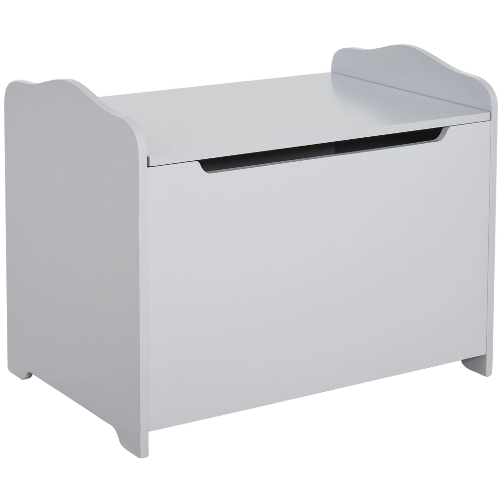 Cassapanca Contenitore in Legno ¨C Zephmum ¨C Grigio 60x40x48cm
