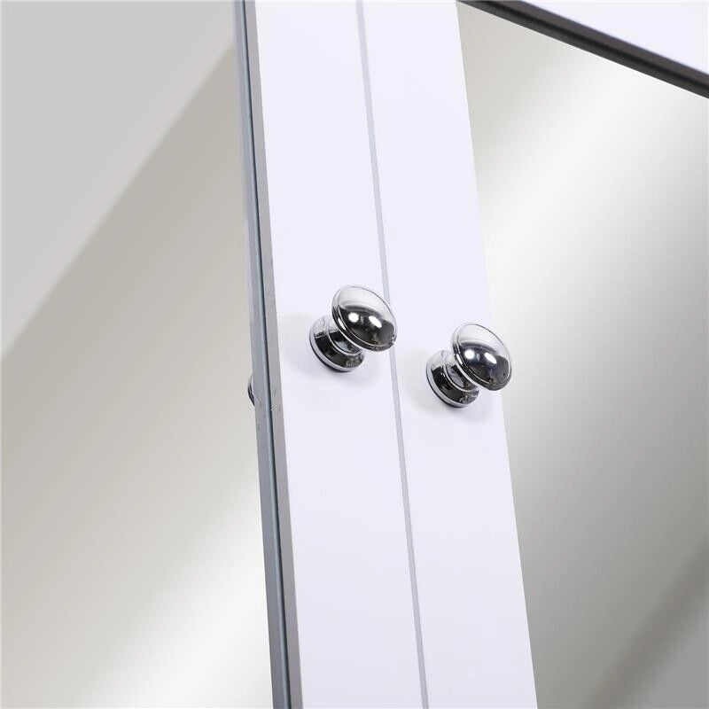 ARMADIETTO PENSILE DA BAGNO CON SPECCHIO BIANCO 56 X 13 X 58 CM