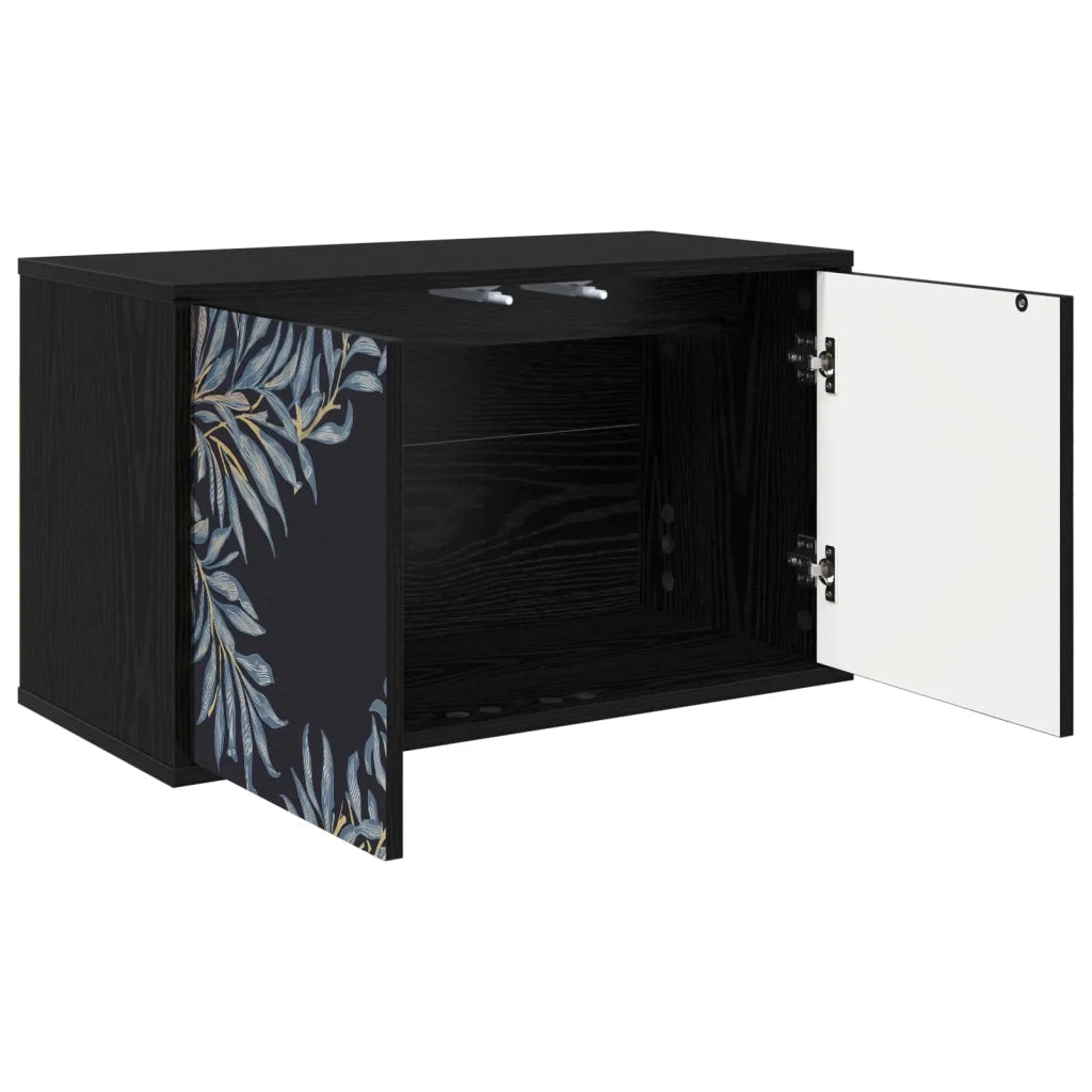 Mobile TV da Parete DOKKUM 69 x 33 x 40 cm Rovere Nero 8007126