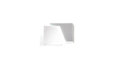 Applique Emibig Frost bianca metallo 1 luce G9 17cm