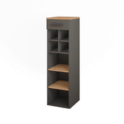 Vicco Portabottiglie Quercia dorata/antracite 30 x 106 cm