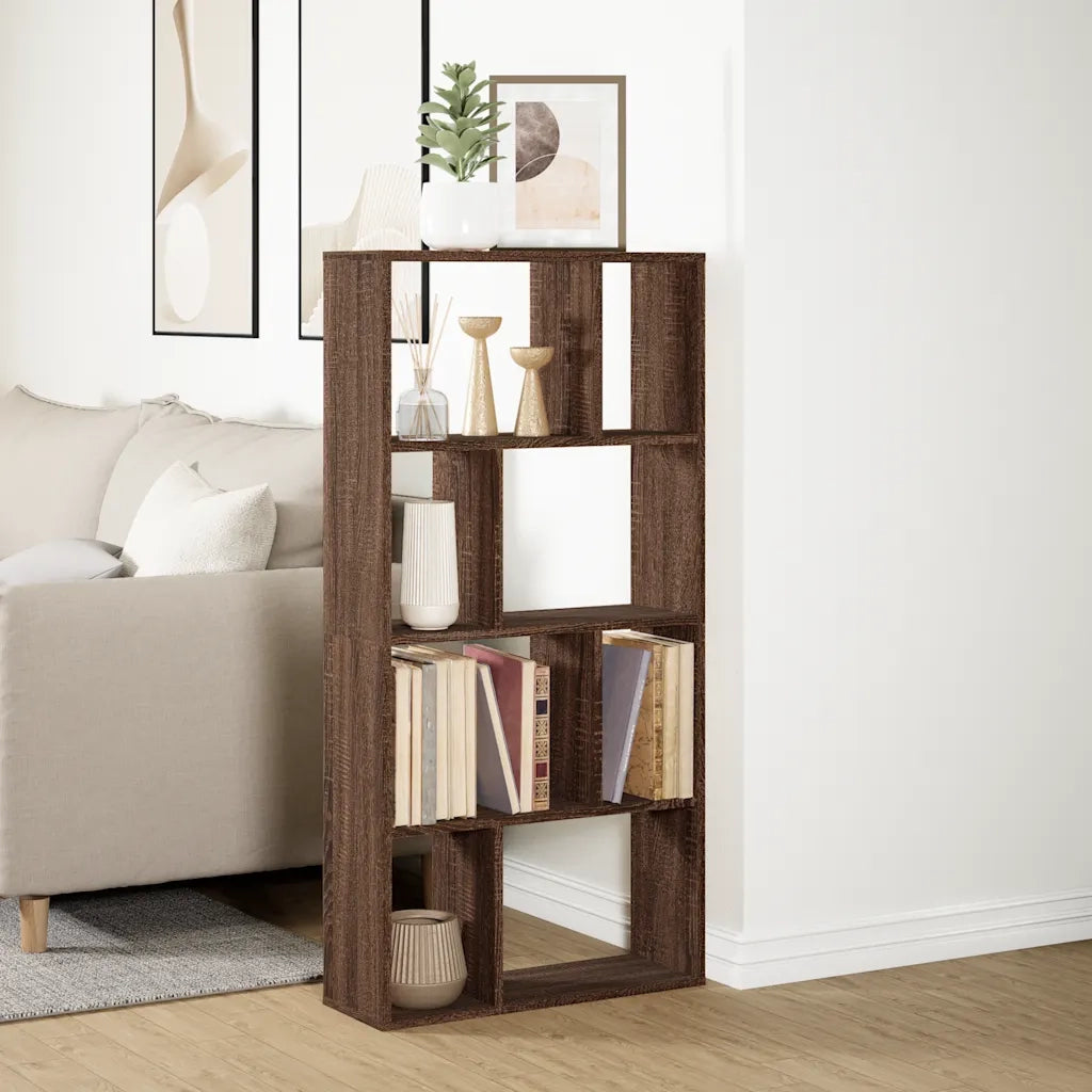 Libreria Rovere Marrone 60x20x120,5 cm in Truciolato 858153