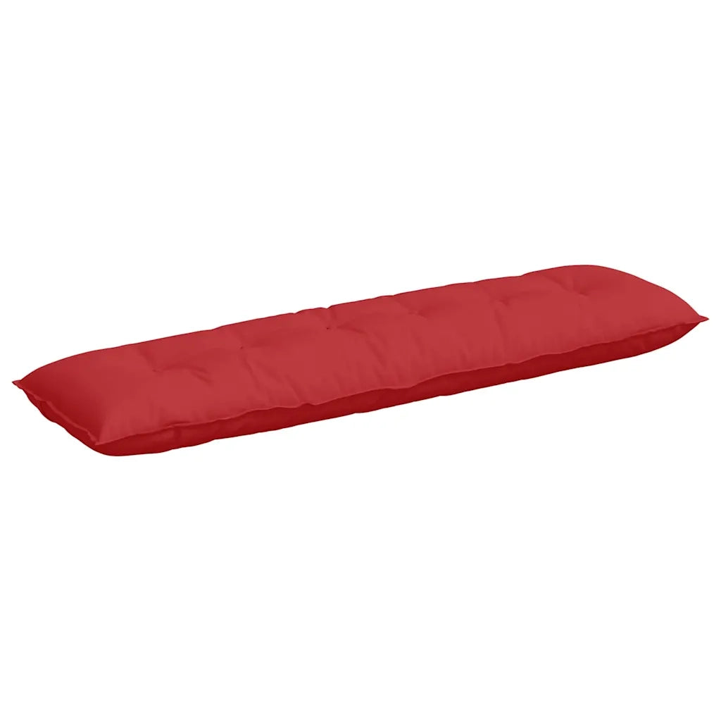 Cuscino per Schiena | Cuscino dorsale Rosso 180 x 19 x 50 cm Tessuto
