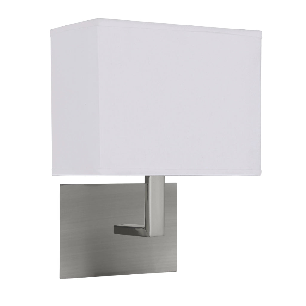 Applique Contemporanea Hotel Acciaio Cromo 1 Luce E27