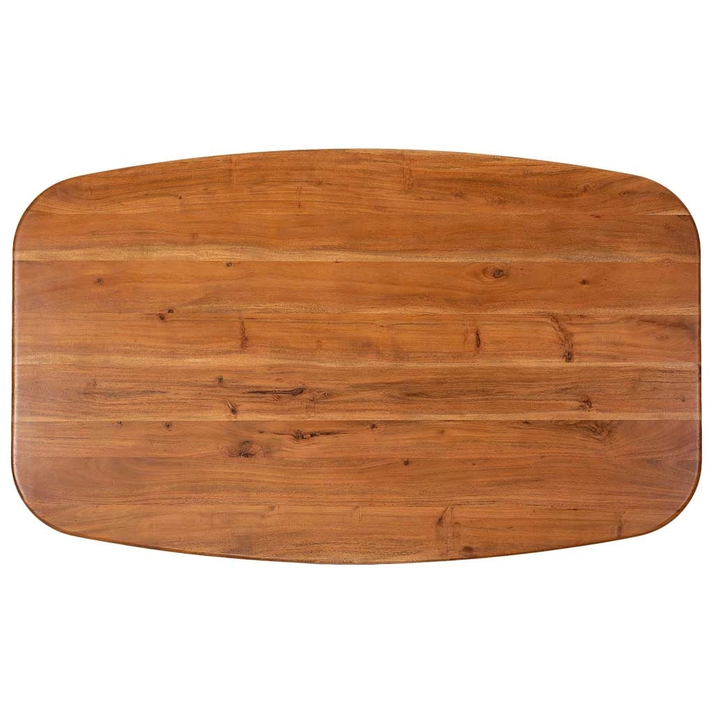 Tavolo da pranzo in legno marrone 240x128x77h cm