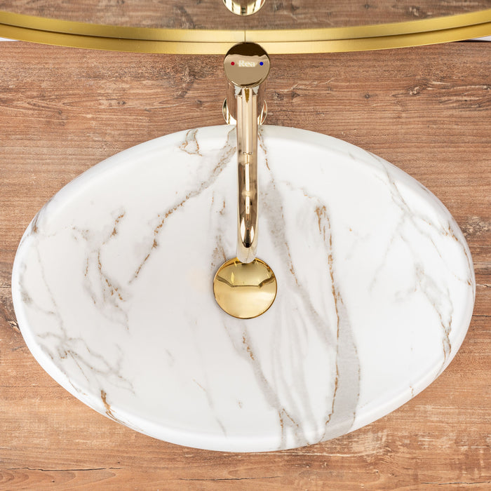 Lavabo Da Appoggio Rea Linda Lava Mat