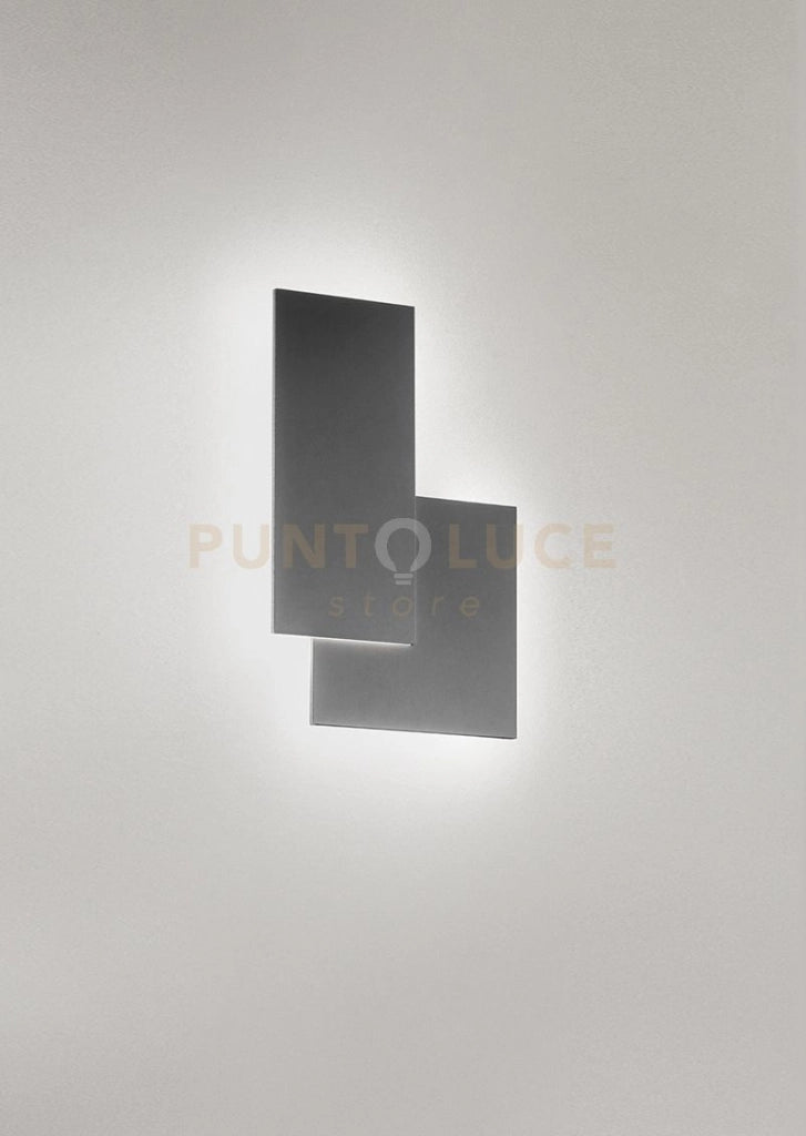 Applique in alluminio colore grigio scuro opaco Quantic LED 23W 3000K CRI?80 220-240V 50/60Hz 1840Lm 35cm