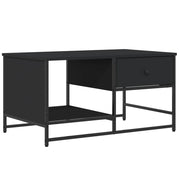 Tavolino da salotto | Tavolino da caff¨¨ | Tavolino da Soggiorno Nero 85,5x51x45 cm in Legno Multistrato