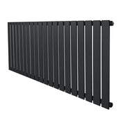 Radiatore Orizzontale Design Piatto Colonna Singola Antracite 600x1400 mm