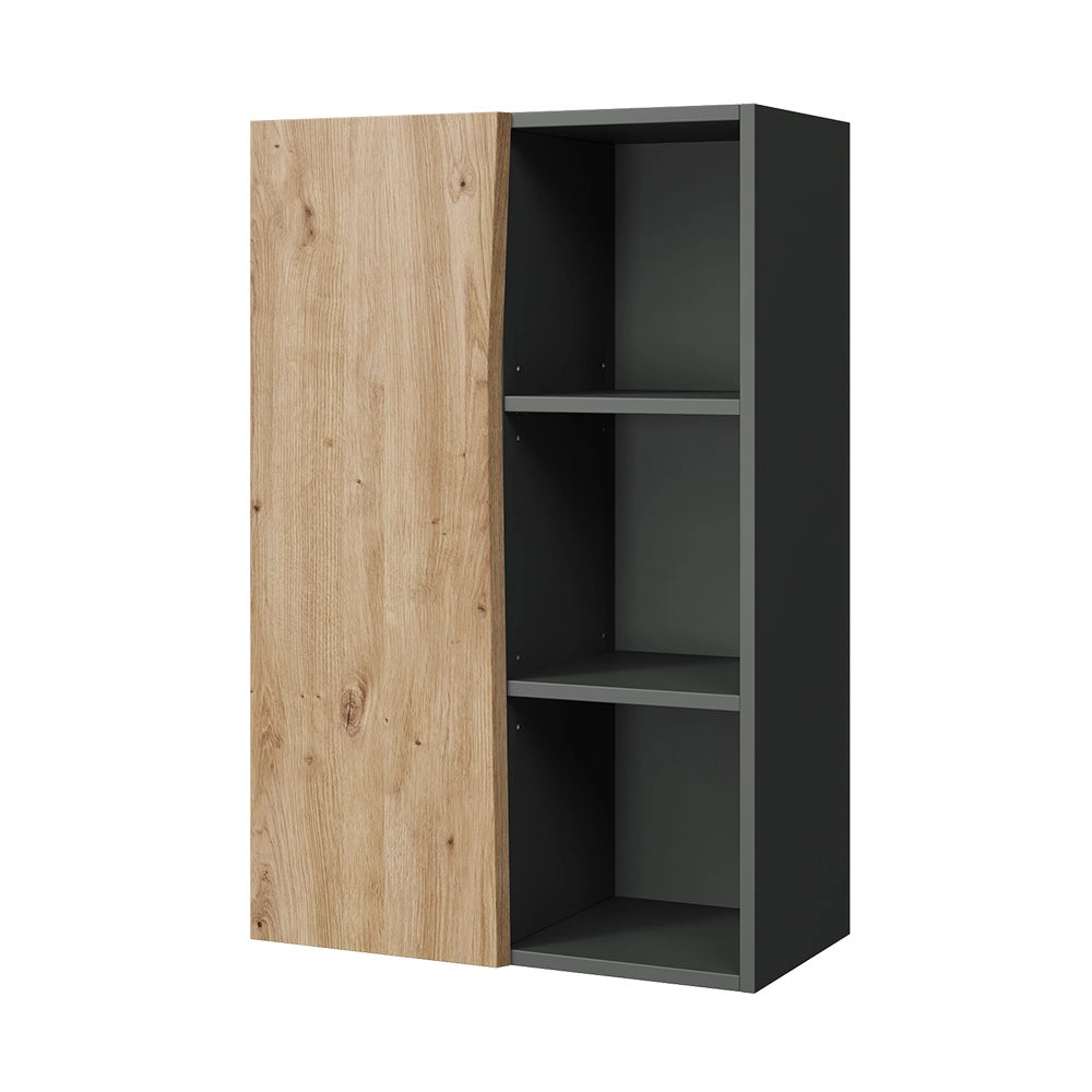 Vicco Mobiletto di media altezza Artigiano 56 x 86 cm con 3 scomparti aperti