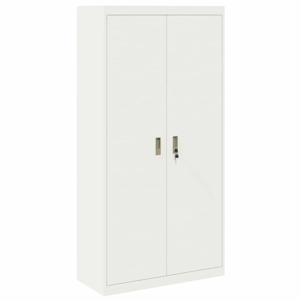 Armadio Bianco 90 x 40 x 180 cm Acciaio
