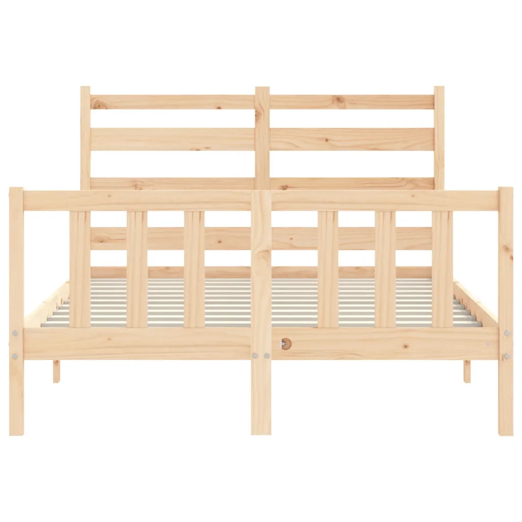 Giroletto senza Materasso-Struttura Letto 120x200 cm in Legno Massello di Pino 782475
