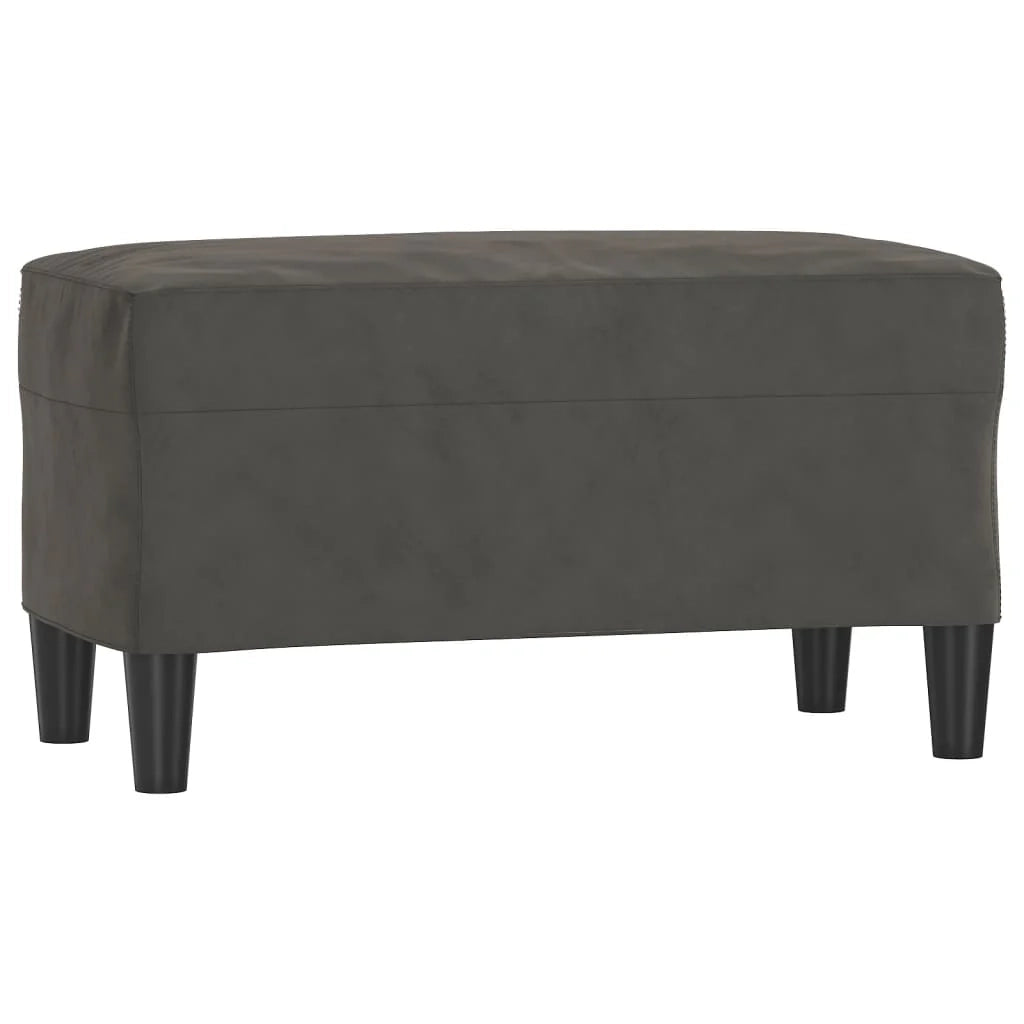 Panca/panca 70 x 35 x 41 cm velluto grigio scuro 02_0010481