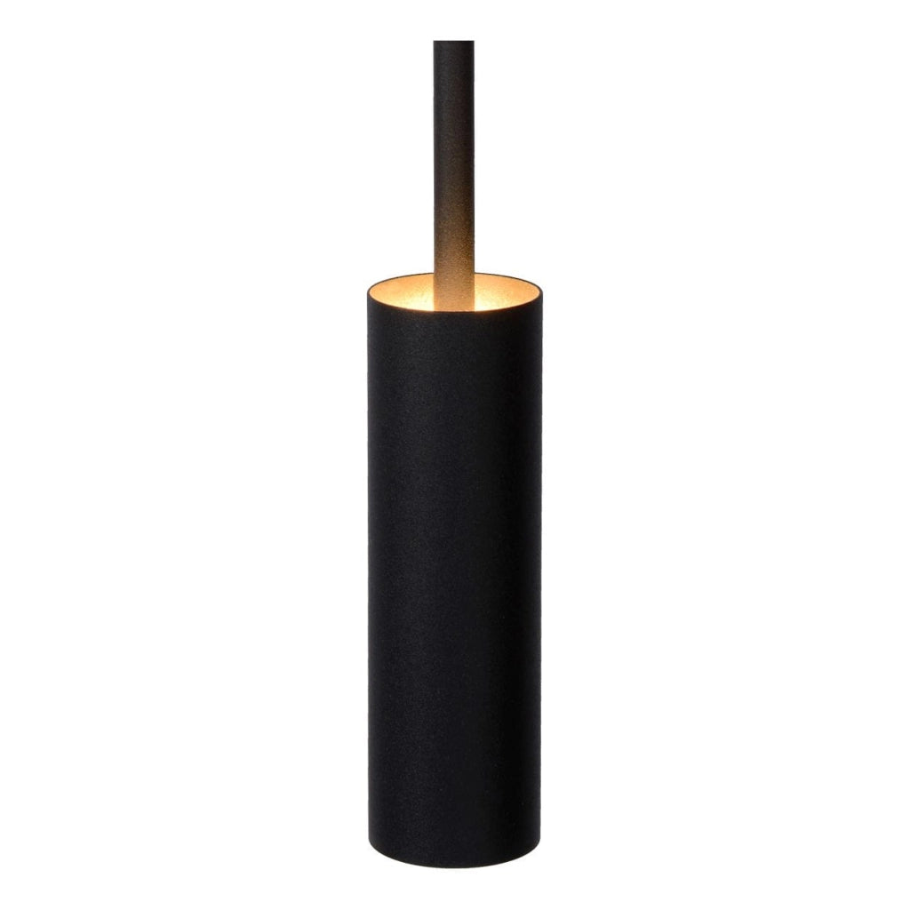 Lucide TUBULE lampadario nero LED 7W 2700K alluminio