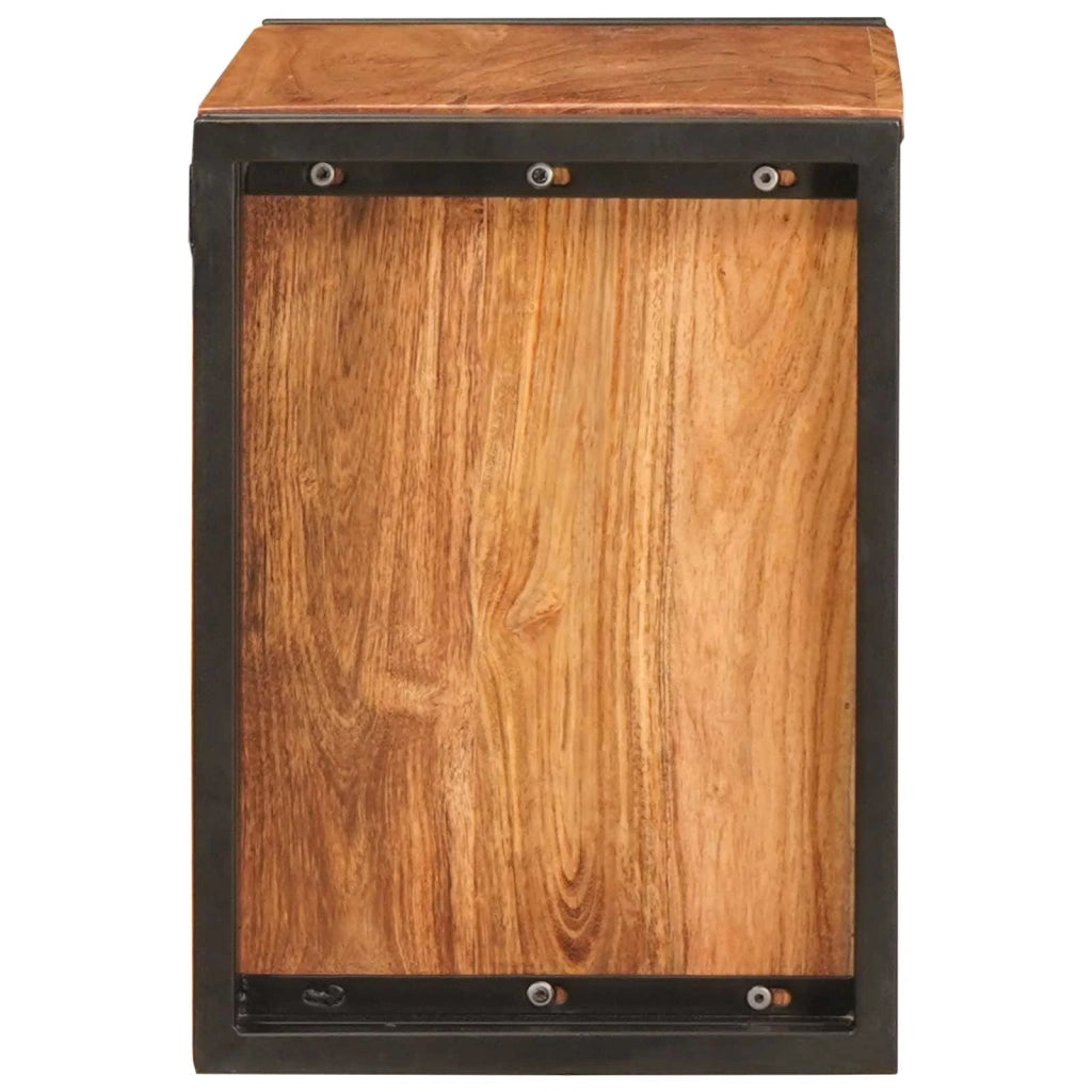 Portabottiglie Marrone 60 x 45 x 33 cm Legno di Acacia Massello 4104755