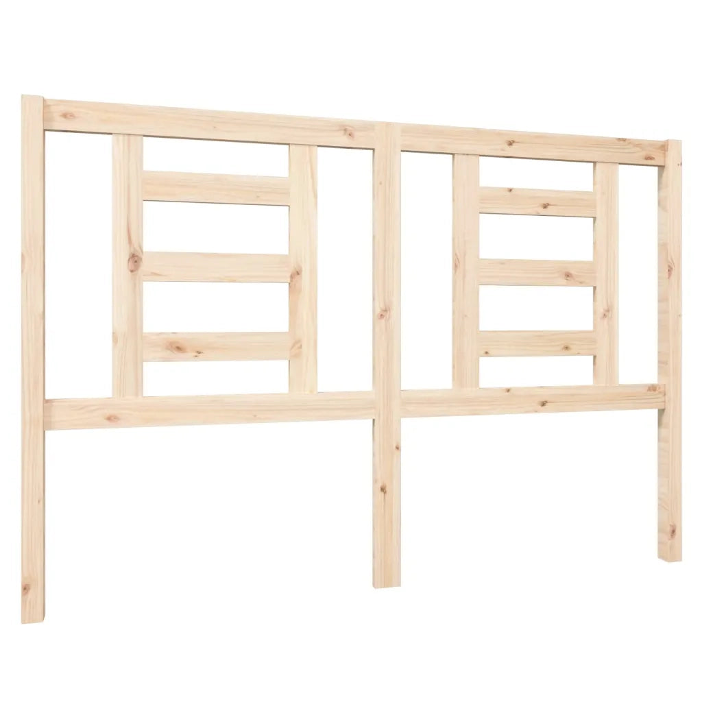 Testiera per Letto 146x4x100 cm in Legno Massello di Pino 818820