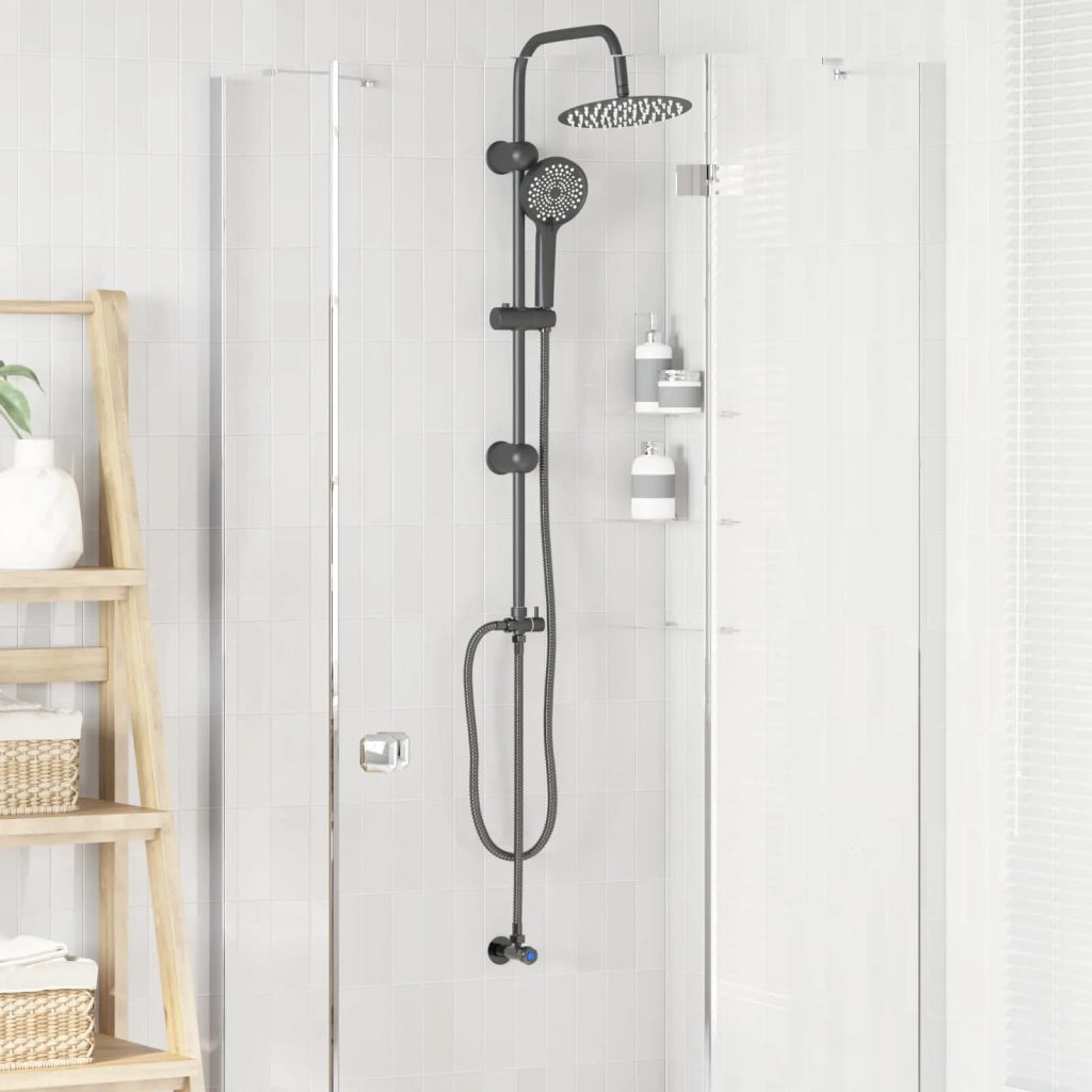 Sistema Doccia Nero 47 x 20 x 95 cm Acciaio inossidabile 42023407