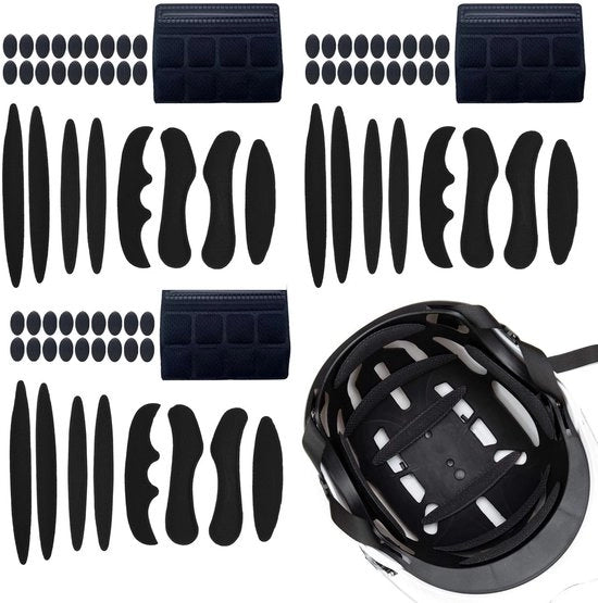 Kit di imbottitura antibatteria per casco - Forma comoda - Respira e duraturo - Leggero e compatto - Facile da installare - Copertura del casco