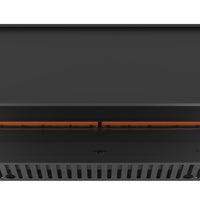 Camino a Vapore da Incasso 120x50x(19,8)x40 cm Invapo Inside C1200 in Acciaio Nero