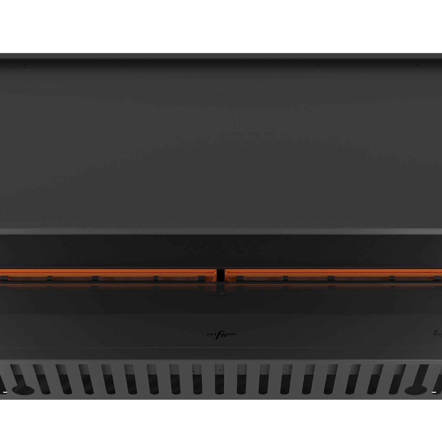 Camino a Vapore da Incasso 120x50x(19,8)x40 cm Invapo Inside C1200 con Ricarica Automatica in Acciaio Nero