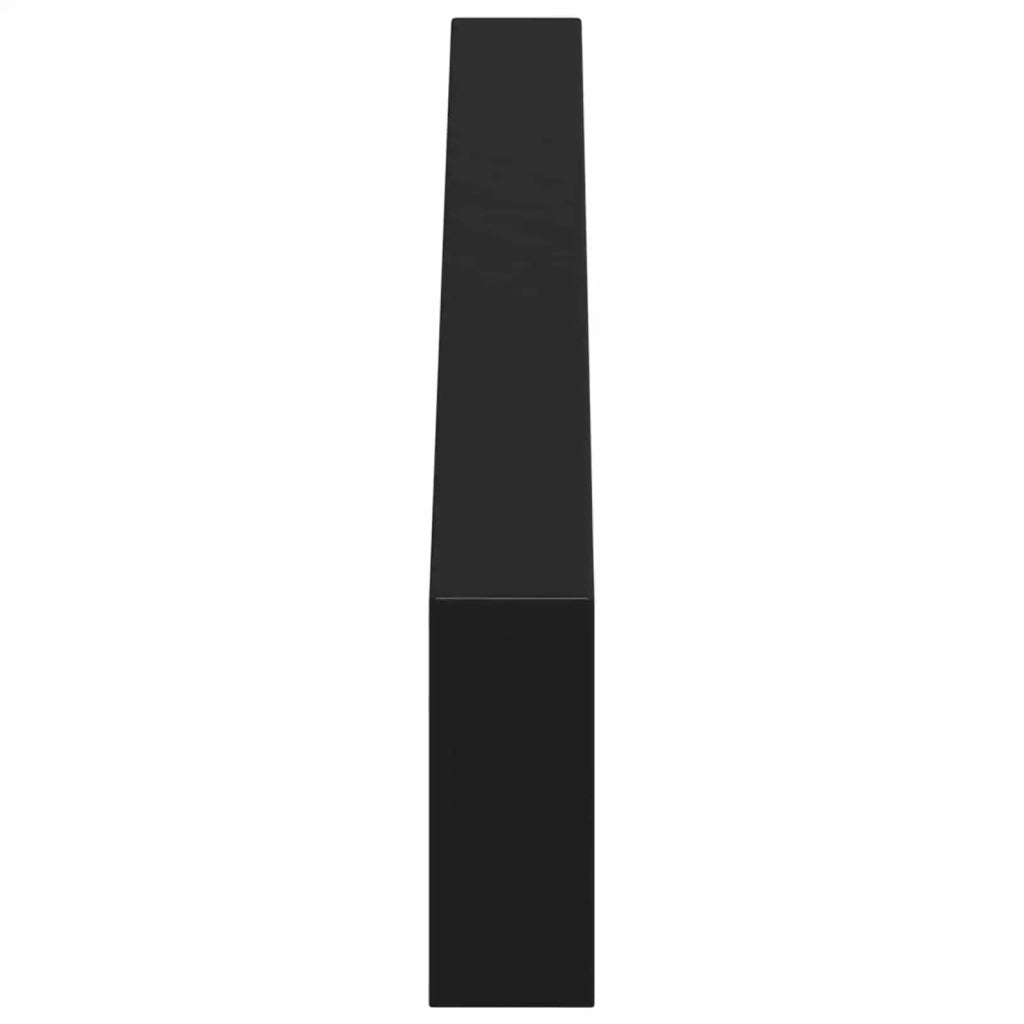 Piedini per mobili 2 pz Nero 596 x 40,5 x 100 mm Ferro CFW5876078