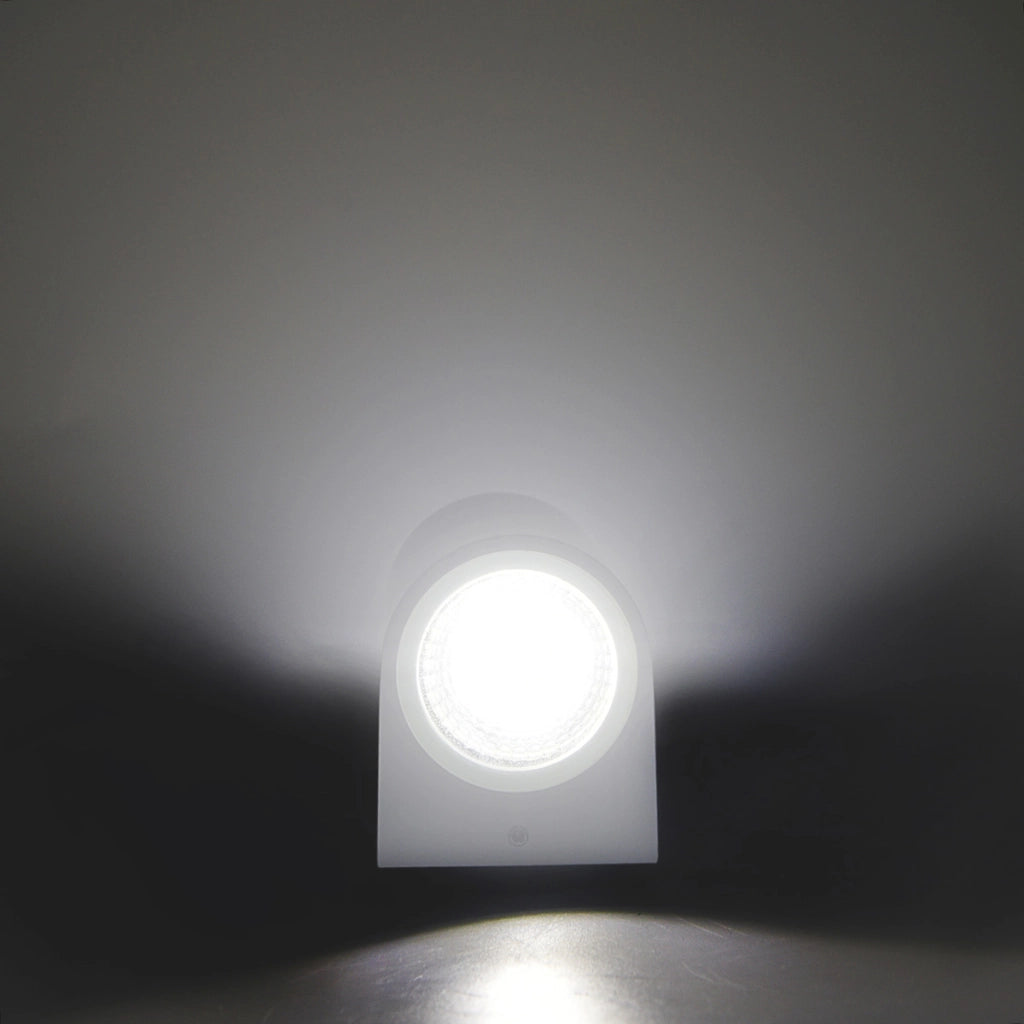 APPLIQUE LED 6W CON DOPPIA EMISSIONE LUMINOSA A LUCE NATURALE 4000K° - DESIGN CILINDRICO IN ALLUMINIO PER ESTERNI IP65