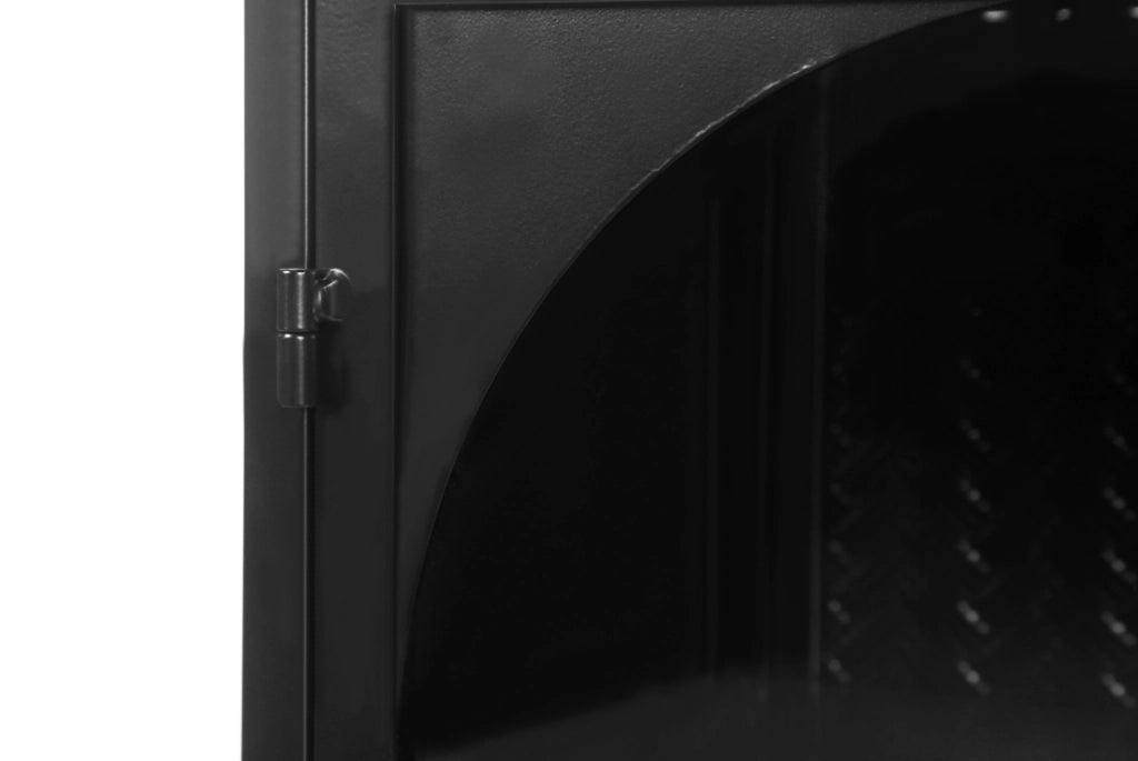 Credenza da parete moderna con ante in vetro