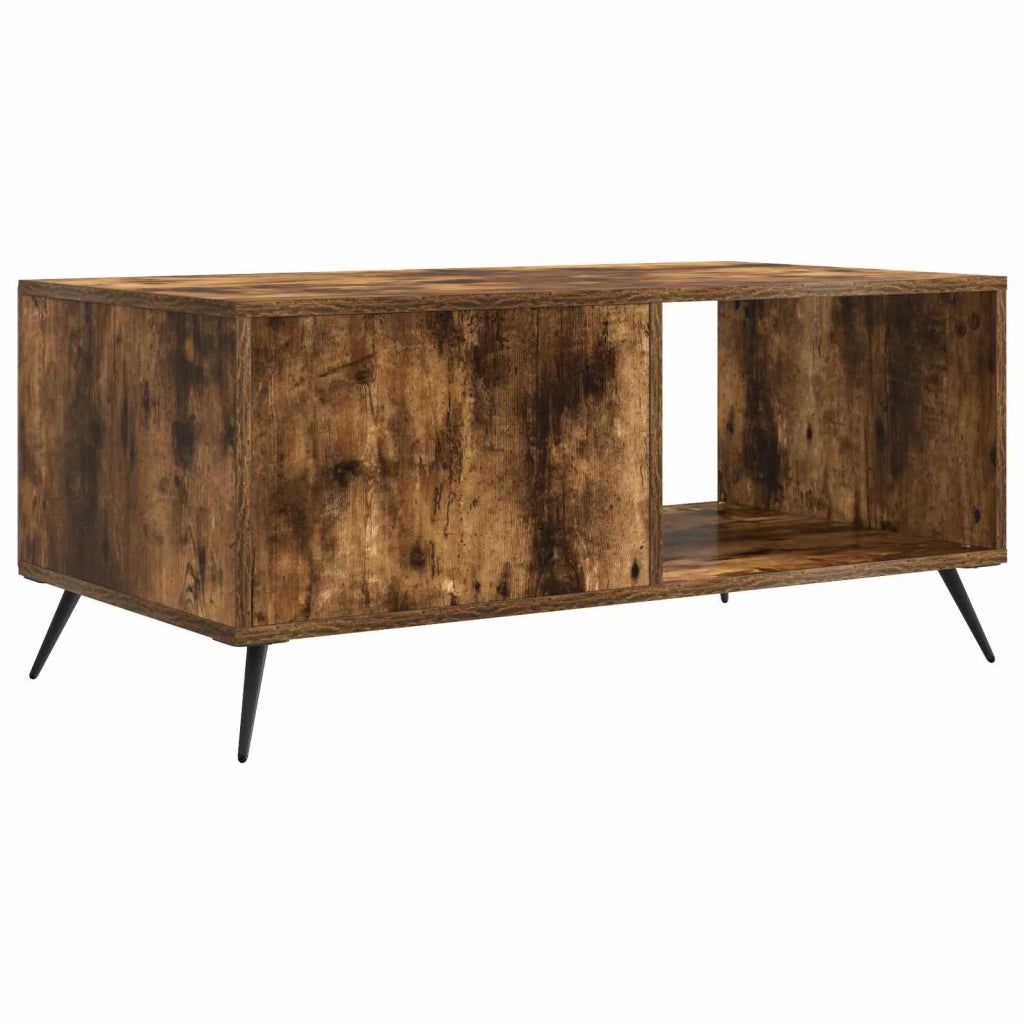 Tavolino da salotto | Tavolino da caff¨¨ | Tavolino da Soggiorno Rovere Fumo 90 x 50 x 40 cm