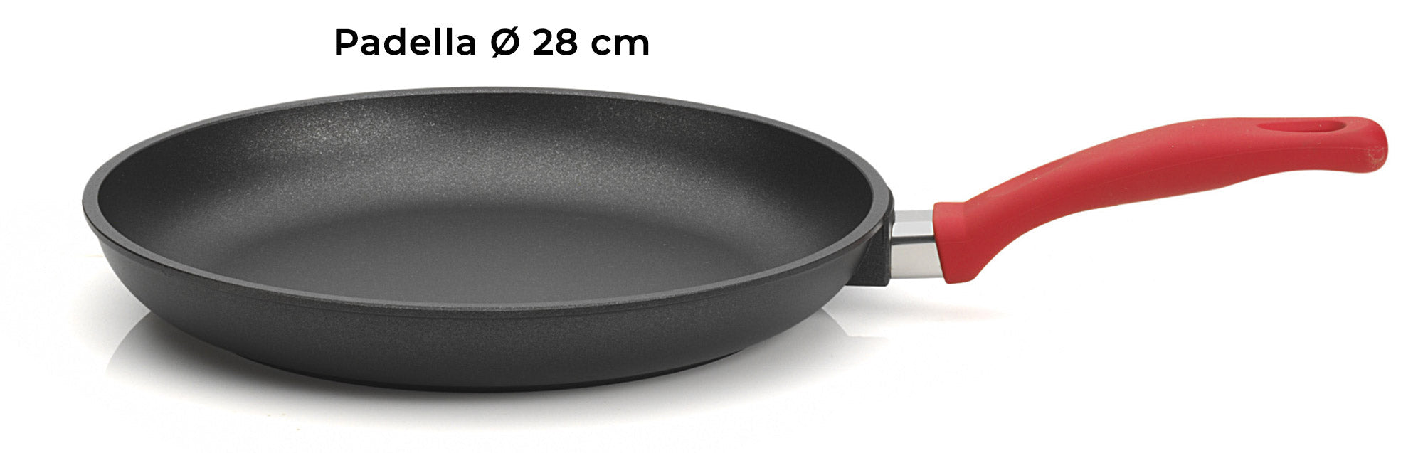 Set 3 Padelle Ø20-24-28 cm in Alluminio Pressofuso Antiaderente Olympia Love