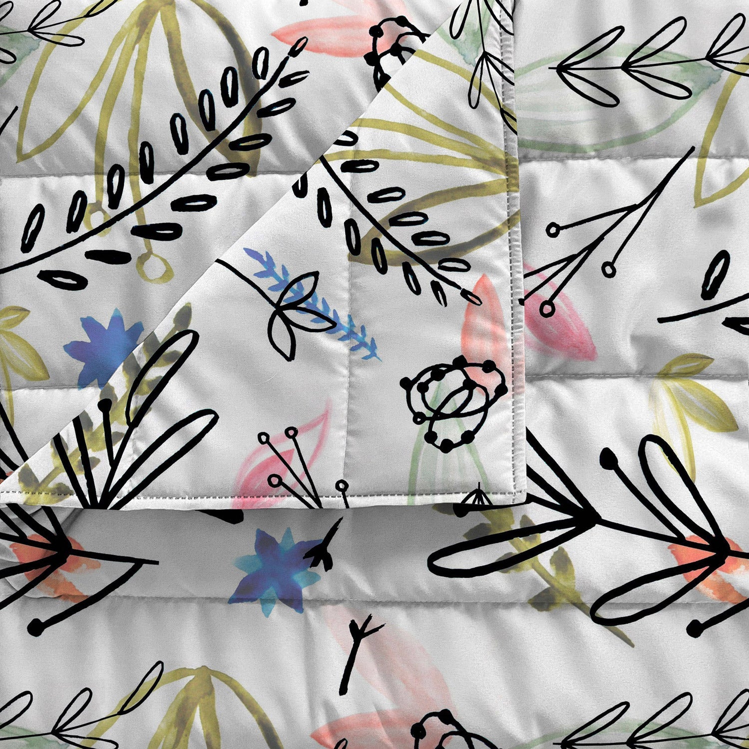 Trapuntino Estivo Singolo in Microfibra 100 gr con Stampa Provenza Basic