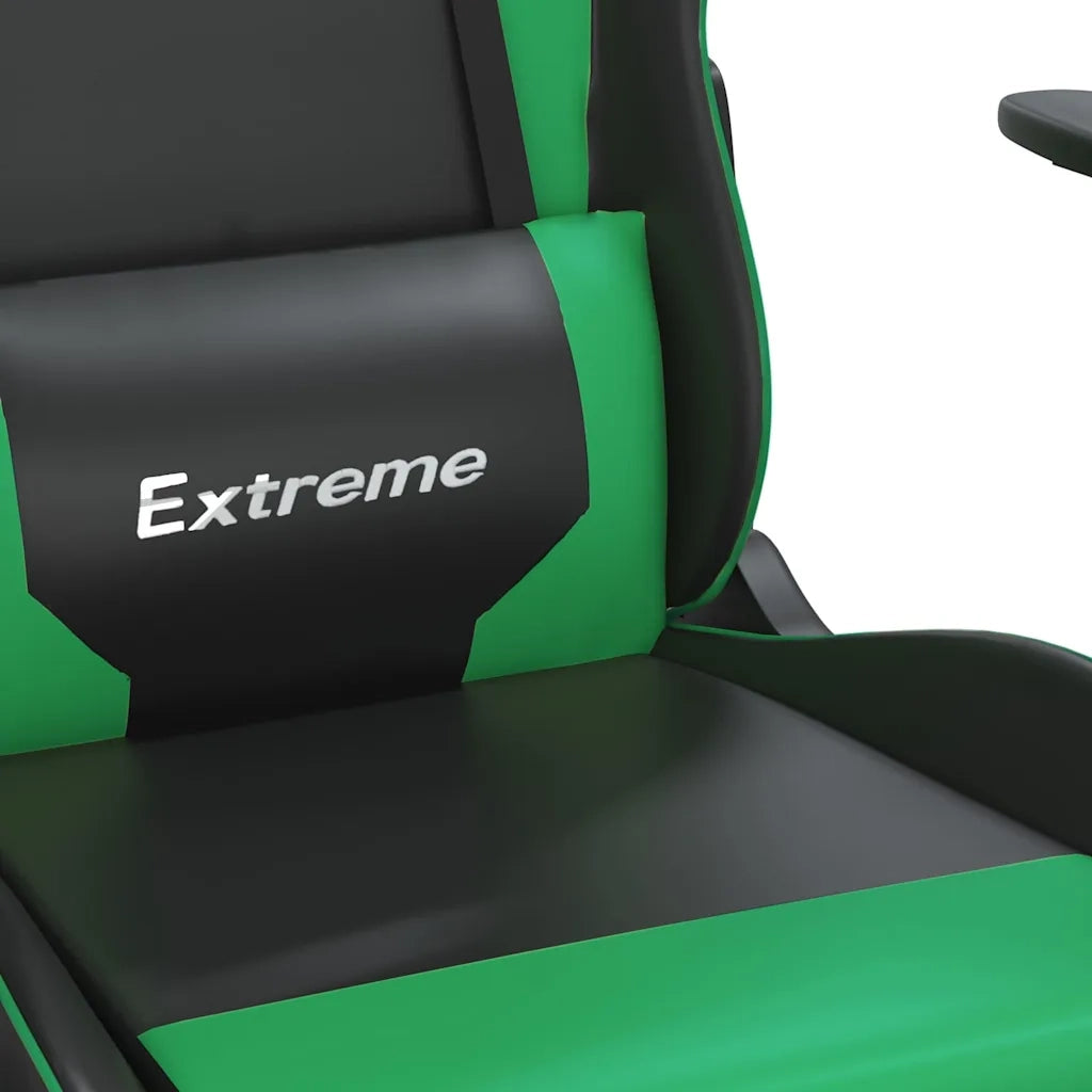 Sedia da Gaming | Sedia da e-sports Nera e Verde in Similpelle