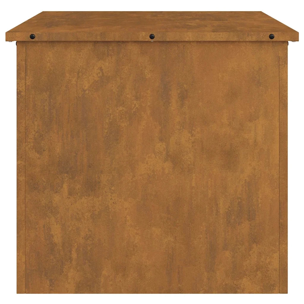 vidaXL Scatola di Stoccaggio Esterno Marrone 55 x 50.5 x 50 cm