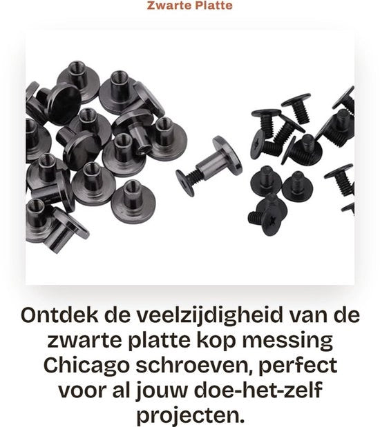 Viti a chiave Chicago - Viti a testa a coda - Viti a coda - Viti a coda a testa - Viti a coda a testa metalliche - 20 pezzi Ø 8mm/5mm