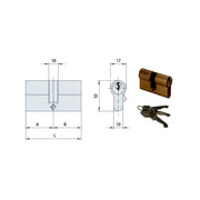 Cilindro Inf. 69,0-34,5-34,5 Sx 0G300-13-0 Cisa