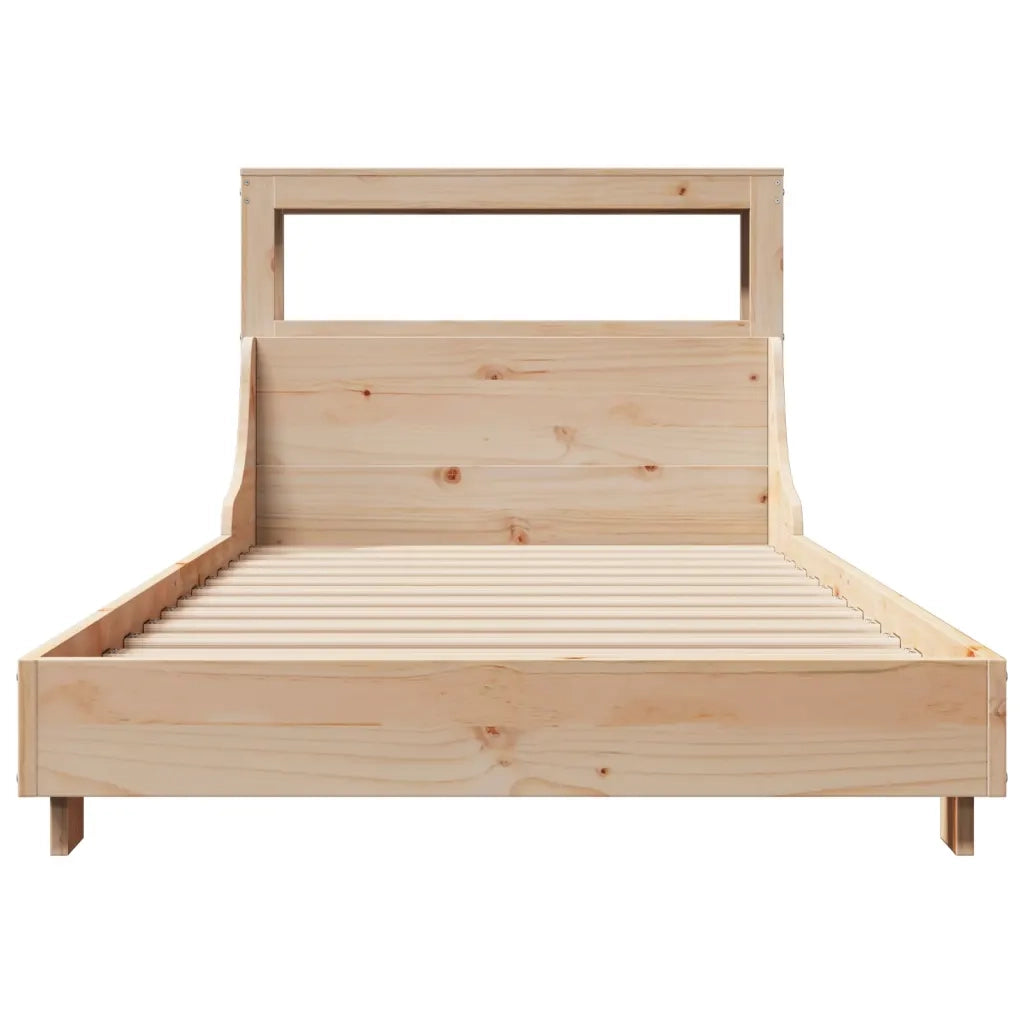 Letto senza Materasso 90x190 cm in Legno Massello di Pino 3306441