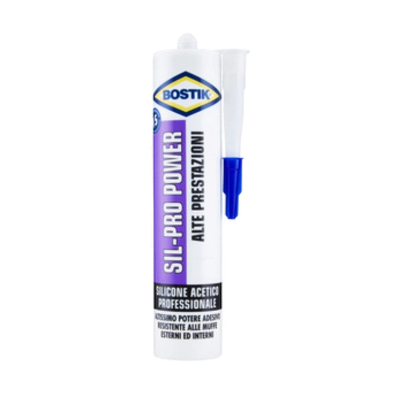 BOSTIK CARTUCCIA SIL PRO POWER TESTA MORO 300 ML- 12,0 pz