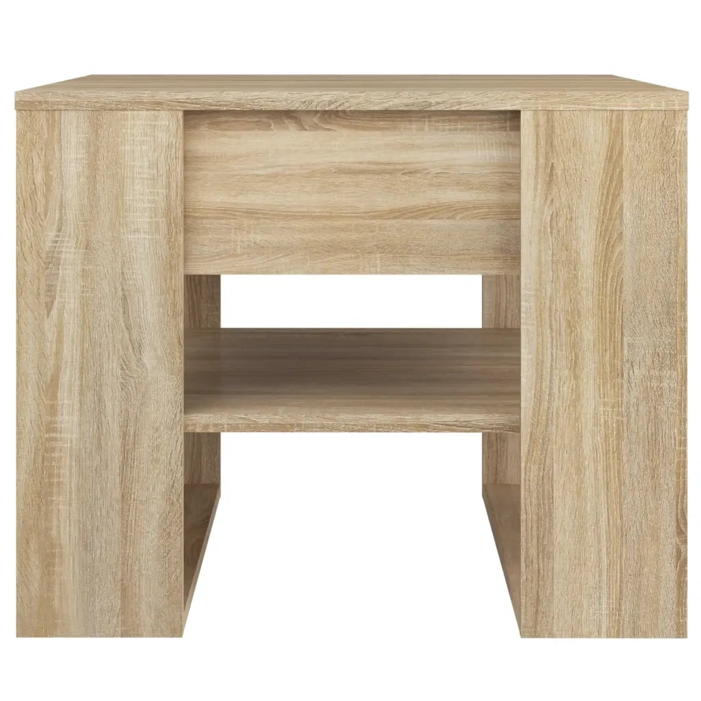 Tavolino salotto | Tavolino da caff¨¨ | Tavolino da Soggiorno Rovere Sonoma 55,5x55x45 cm Legno Multistrato