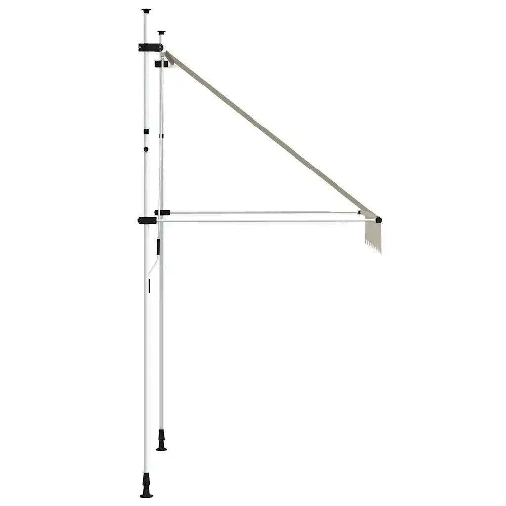 Tenda da Sole Retrattile Manuale 150 cm Crema