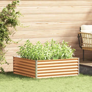 Letto rialzato da giardino 98 x 100 x 36 cm Acciaio zincato 42017358