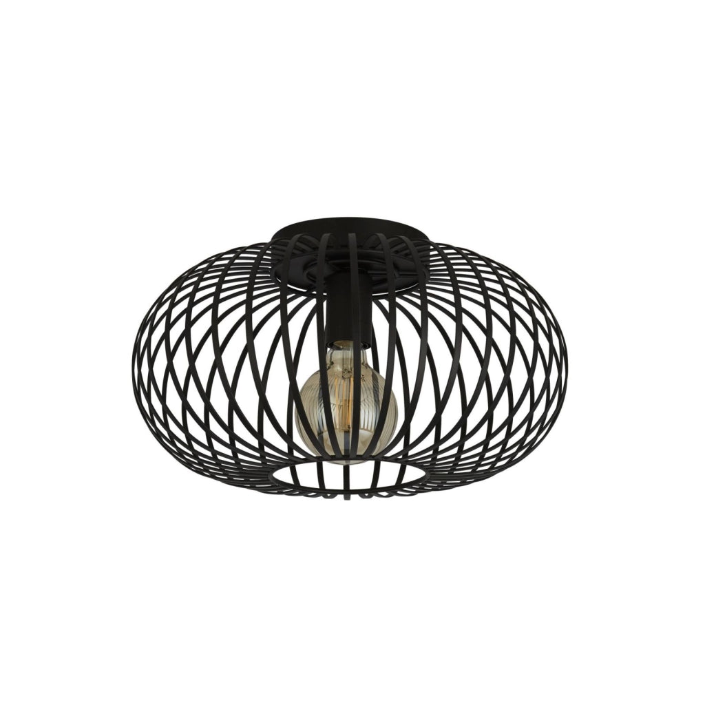 Avery Pendant Convertibile in Semi-Flush - Metallo Nero