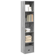 Libreria Grigio Sonoma 40x30x189 cm in Legno Multistrato 857890