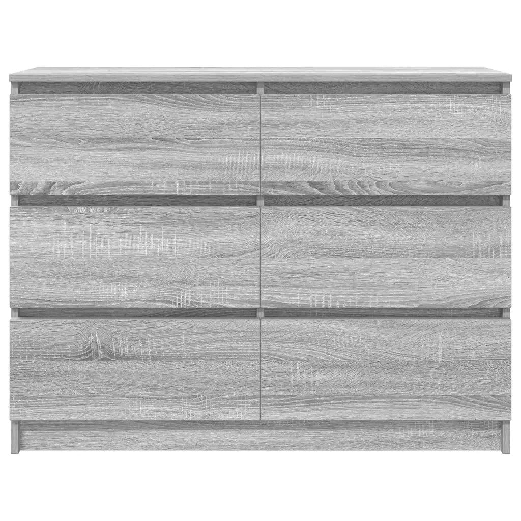 Credenza Grigio Sonoma 100x35x76 cm in Legno Multistrato 3328503
