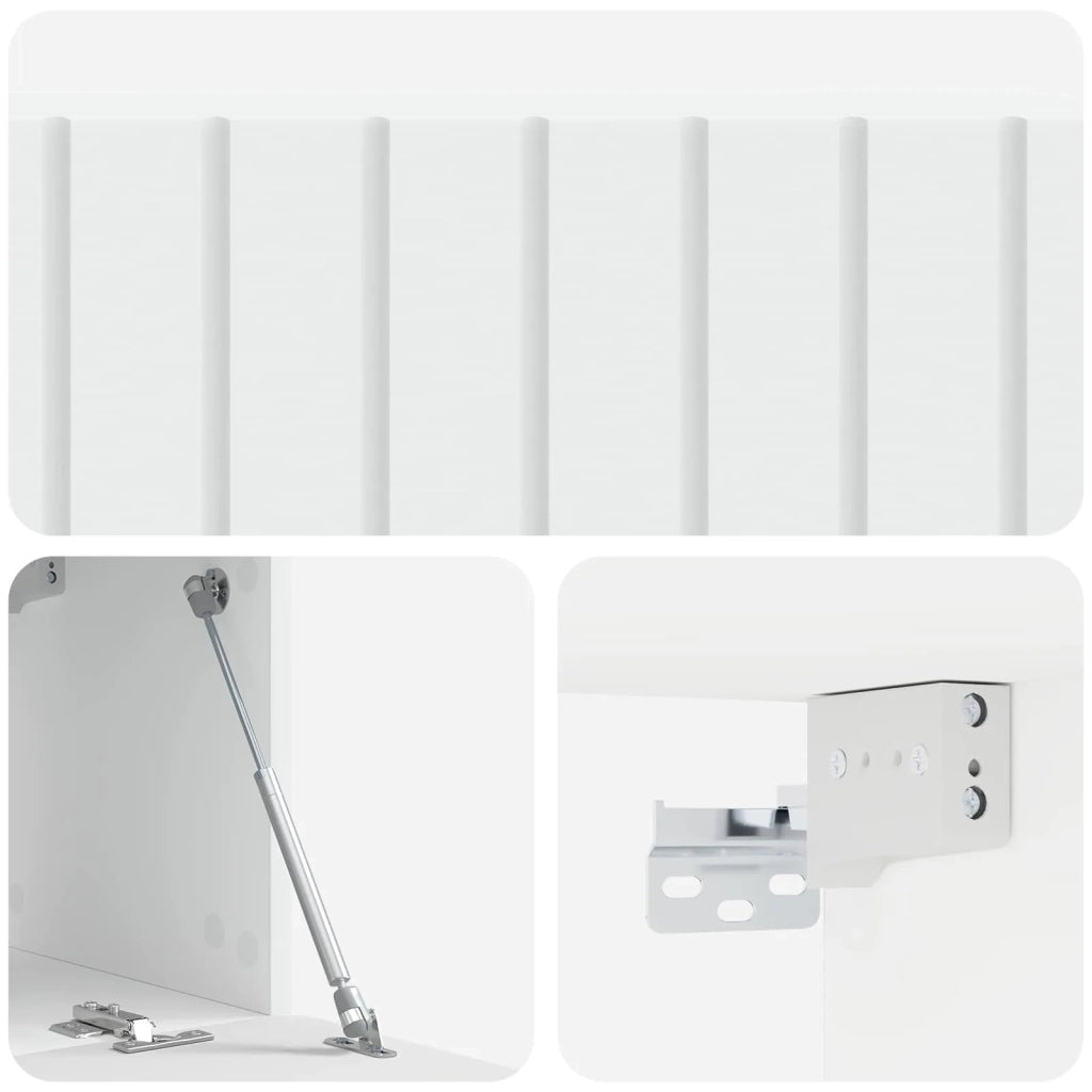 Mobile Porta TV da Muro Bianco 98 x 31 x 30 cm 898385
