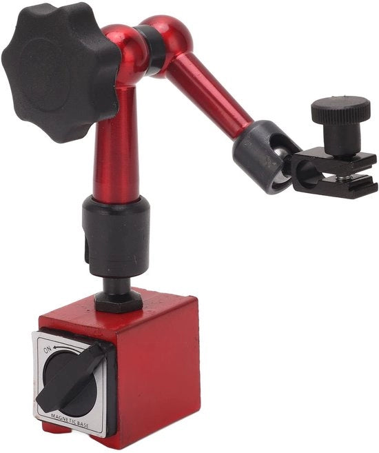 Base di Riferimento per Calibrazione - Base Regolabile - Piede in Ottone - Forte Magnetismo - Accessori - Massima Forza di Attrazione 80 kg - Migliora l'Efficienza del Lavoro - Standard di Riferimento per Calibrazione