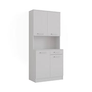 Vicco Buffet da cucina Bianco 83.6 x 188.5 cm con 4 porte e 1 cassetto