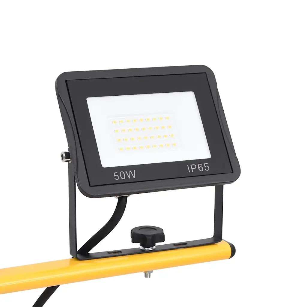 Faretto a LED con Treppiede 2x50 W Bianco Caldo CFW4980915